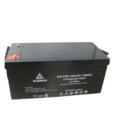 배 Lifepo4 배터리 OEM / ODM 긴 수명 24v 100ah명